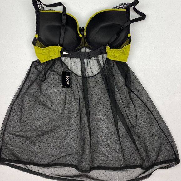 NWT Jacob GREN/BLK Nightgown, M. *P1027 - Picture 5 of 8